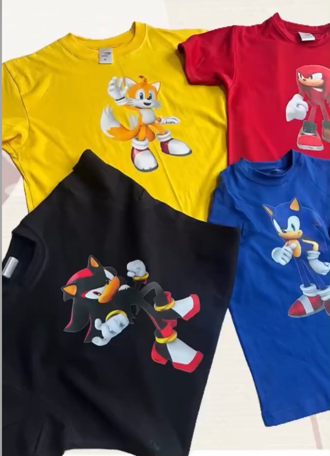 Playeras personalizadas con personajes
