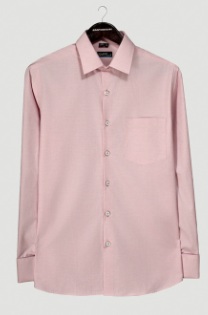 Camisa ejecutiva rosada manga larga