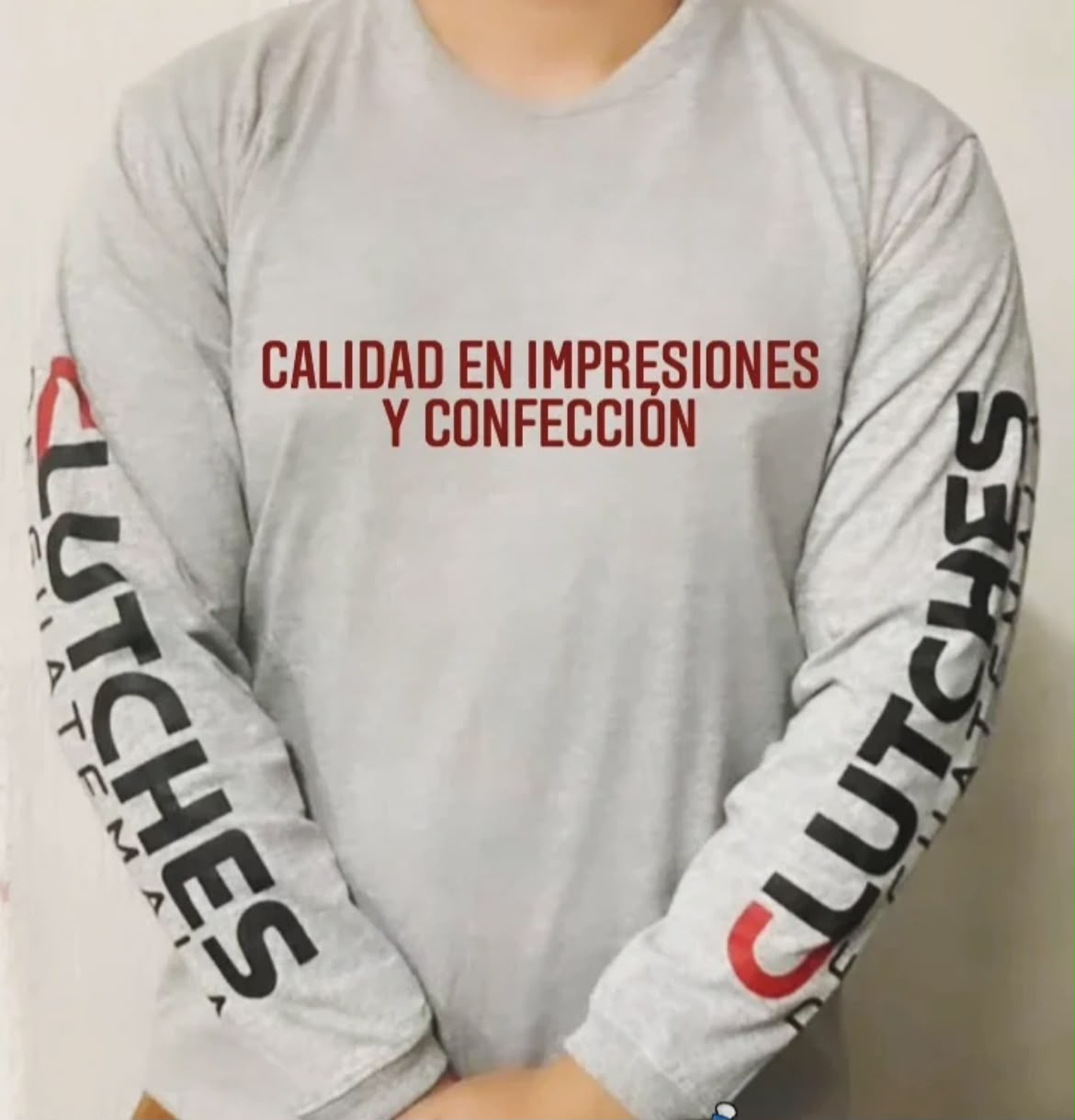 Playera manga larga personalizada